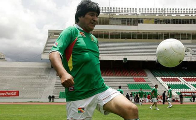[FOTO] El arenga de Evo Morales a su Selección