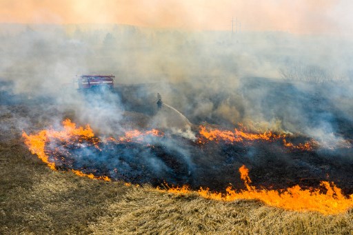 Ukraine Disaster Fire