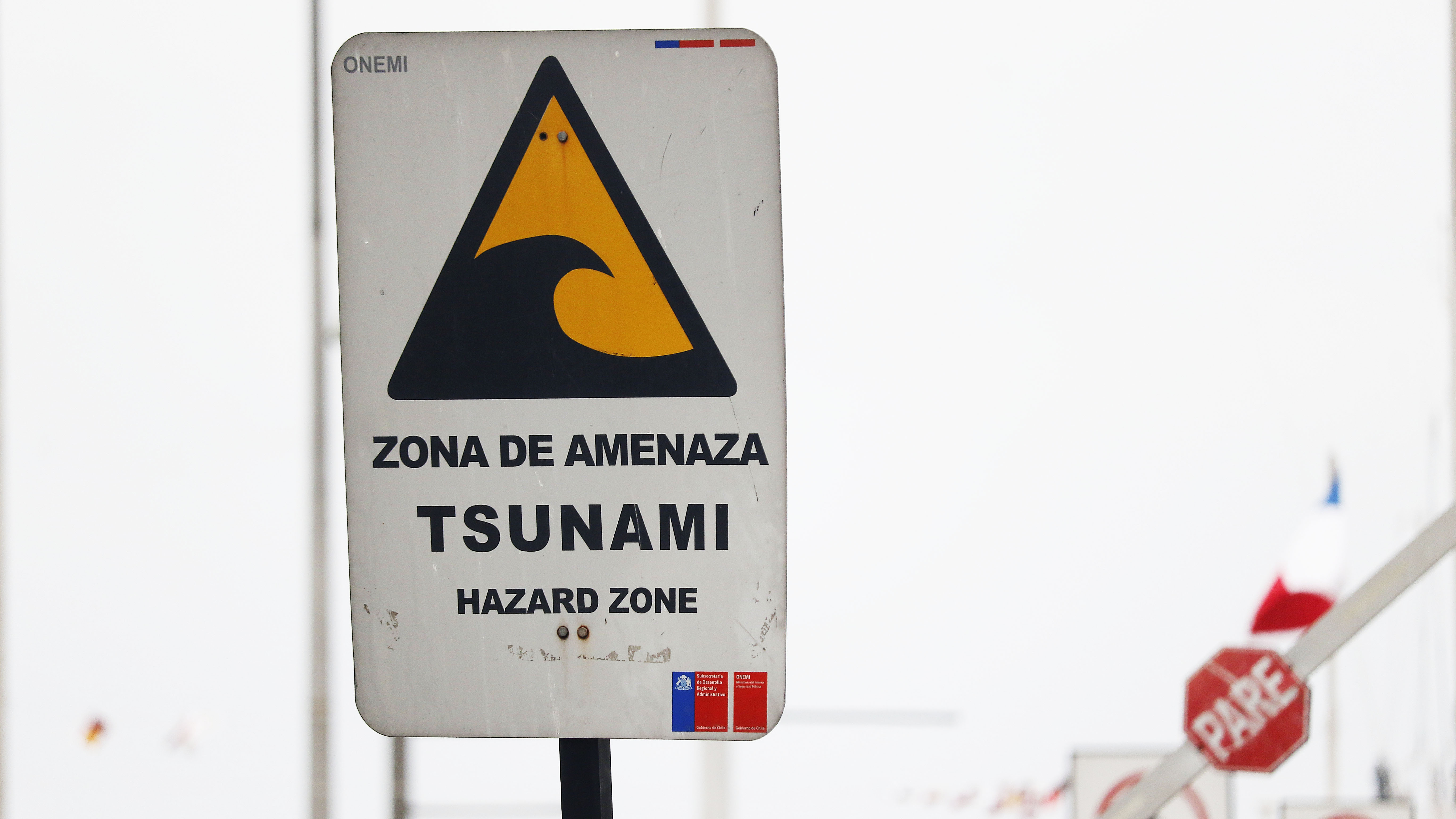 Tematicas Señaleticas Evacuacion En Caso De Tsunami En Valparaiso. 04/09/2019
