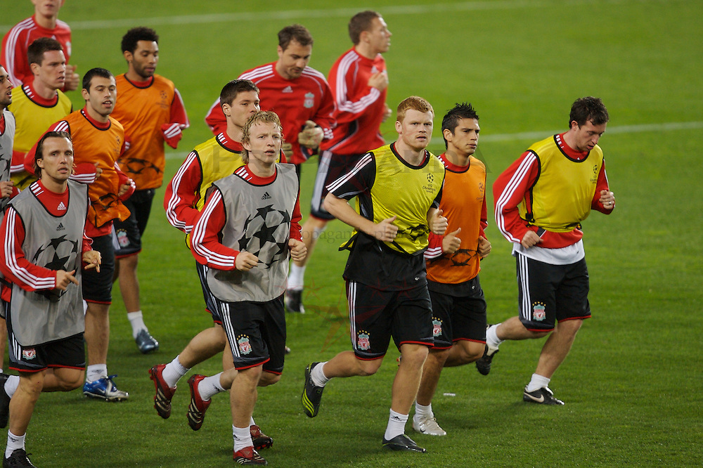 European Football Uefa Champions League First Knockout Round Md7 Fc Barcelona V Liverpool Fc Training