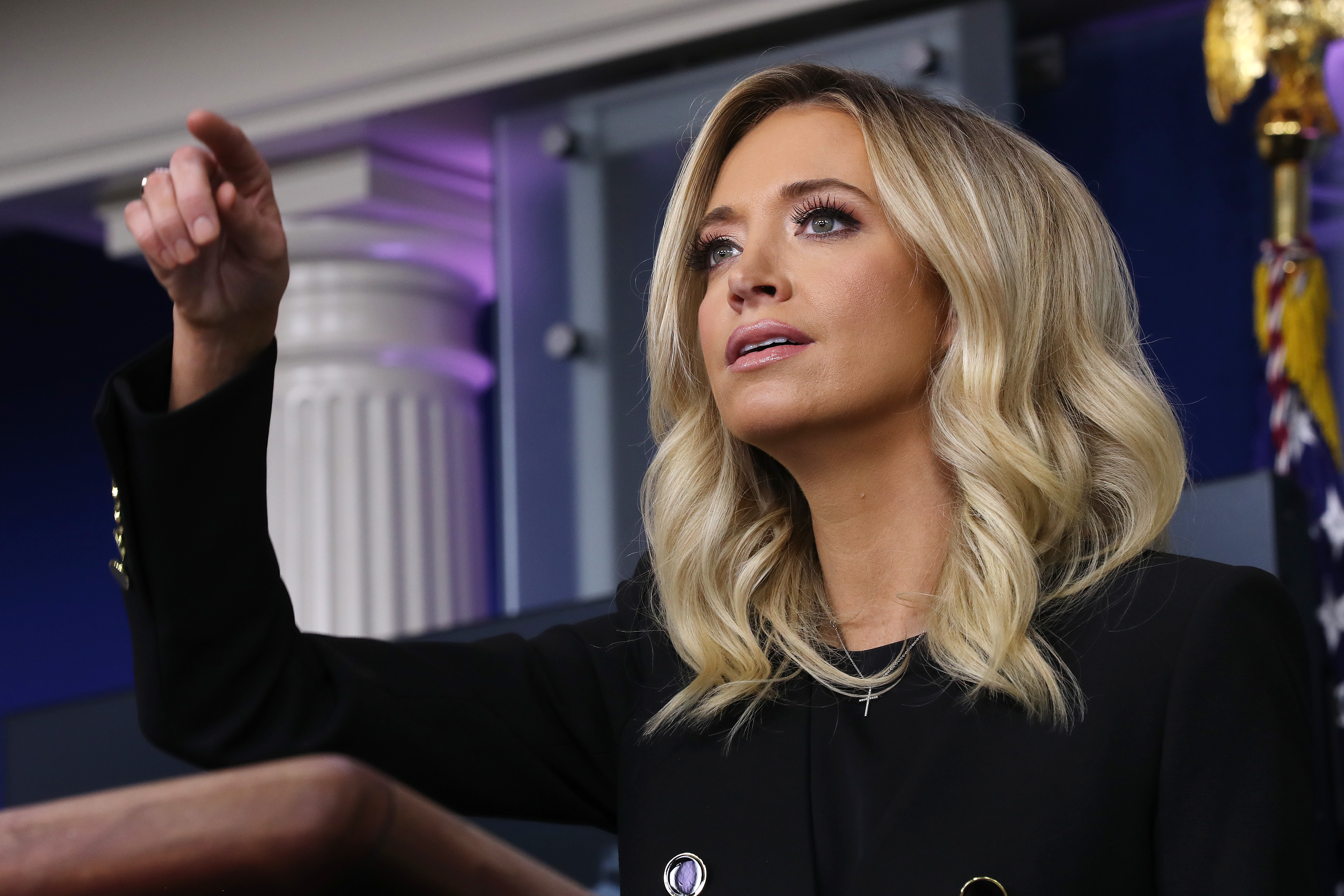 White House Press Secretary Kayleigh Mcenany Holds Press Briefing At The White House