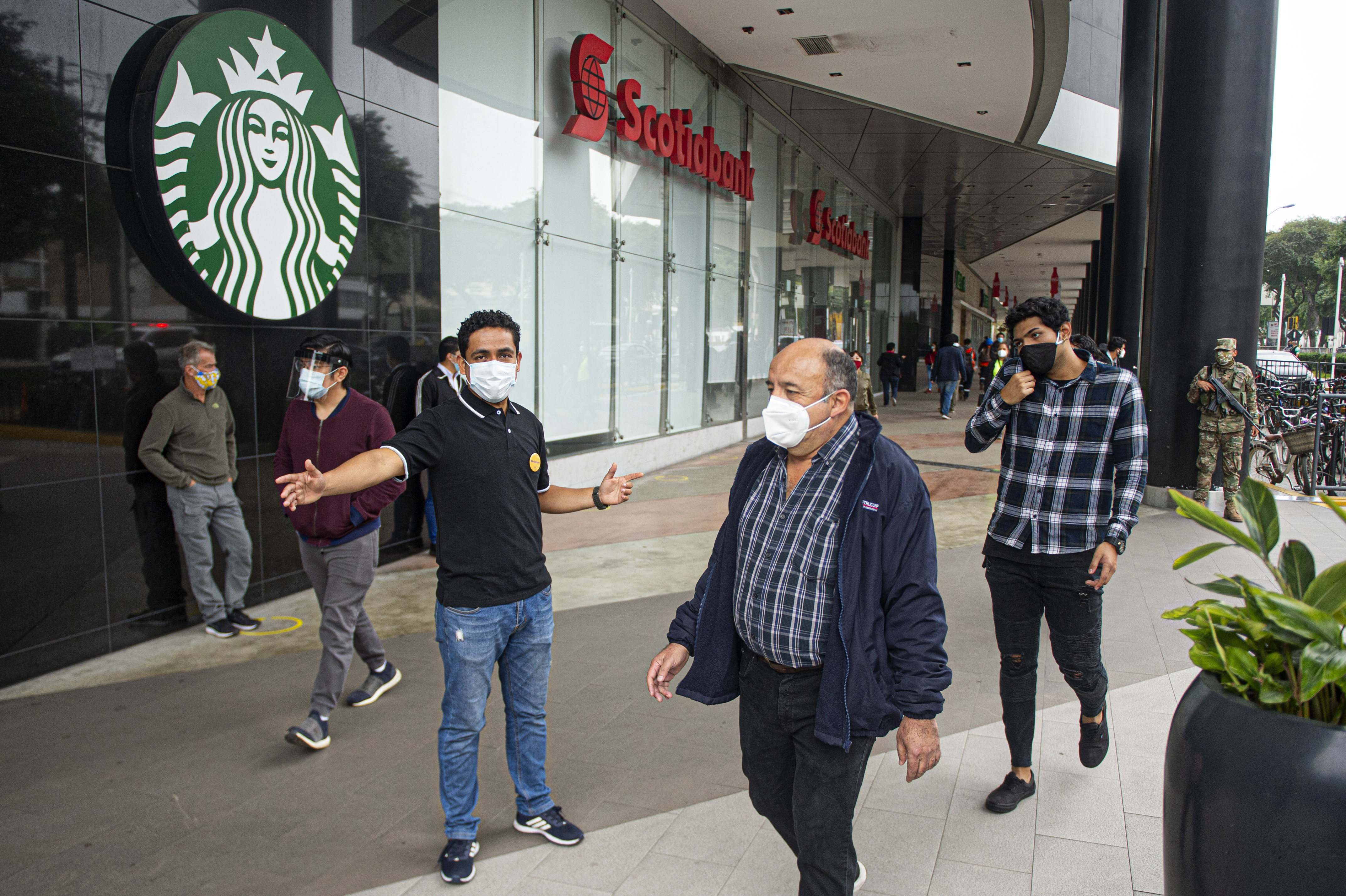 Peru Health Virus Malls Reopening