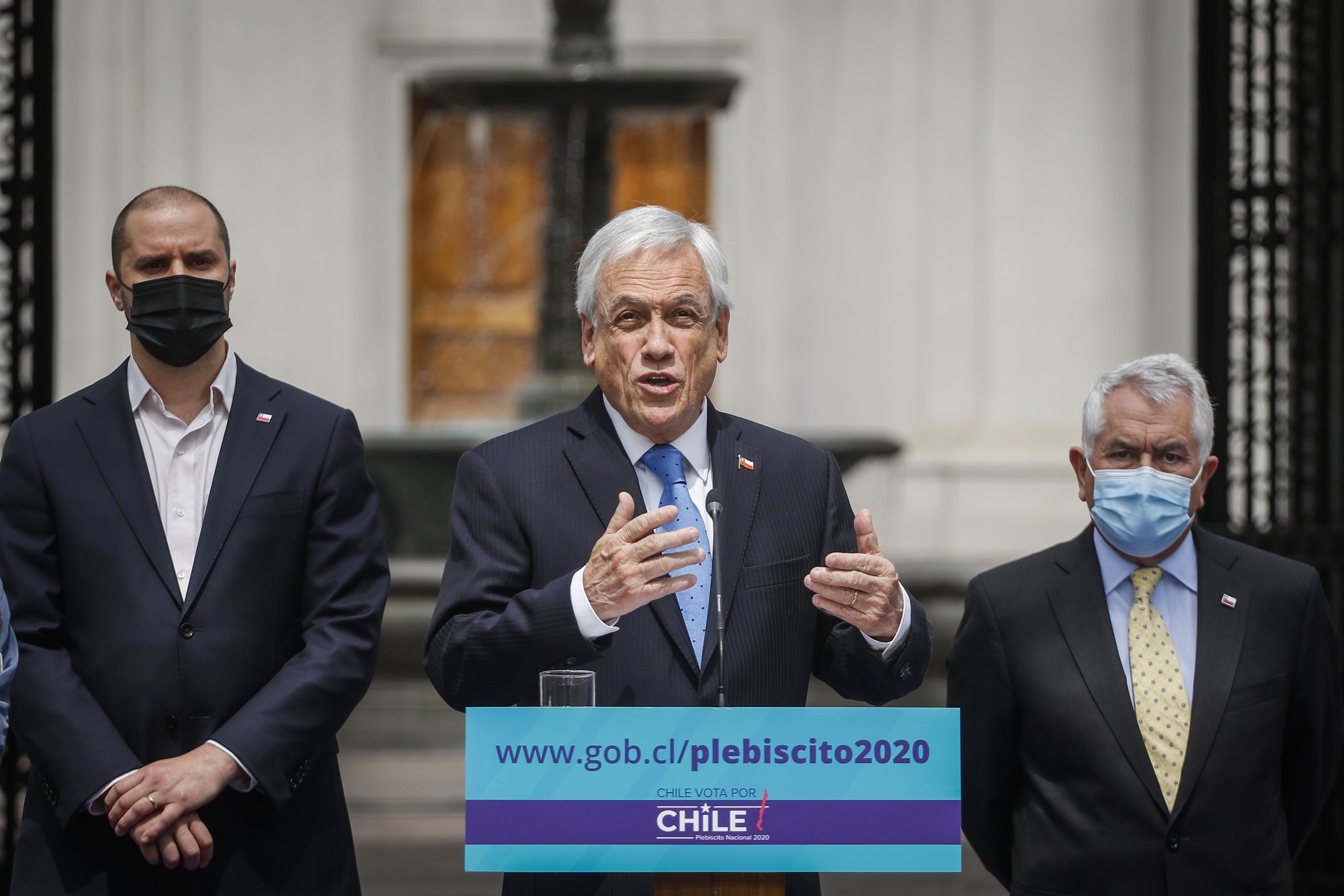 El Presidente De La Republica Presenta La Campaña Chile Vota Por Chile