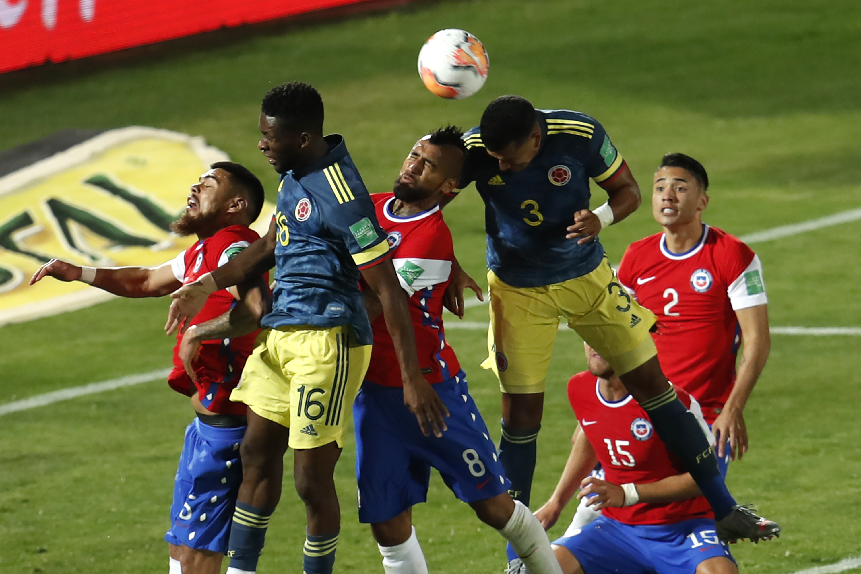 Chile V Colombia South American Qualifiers For Qatar 2022