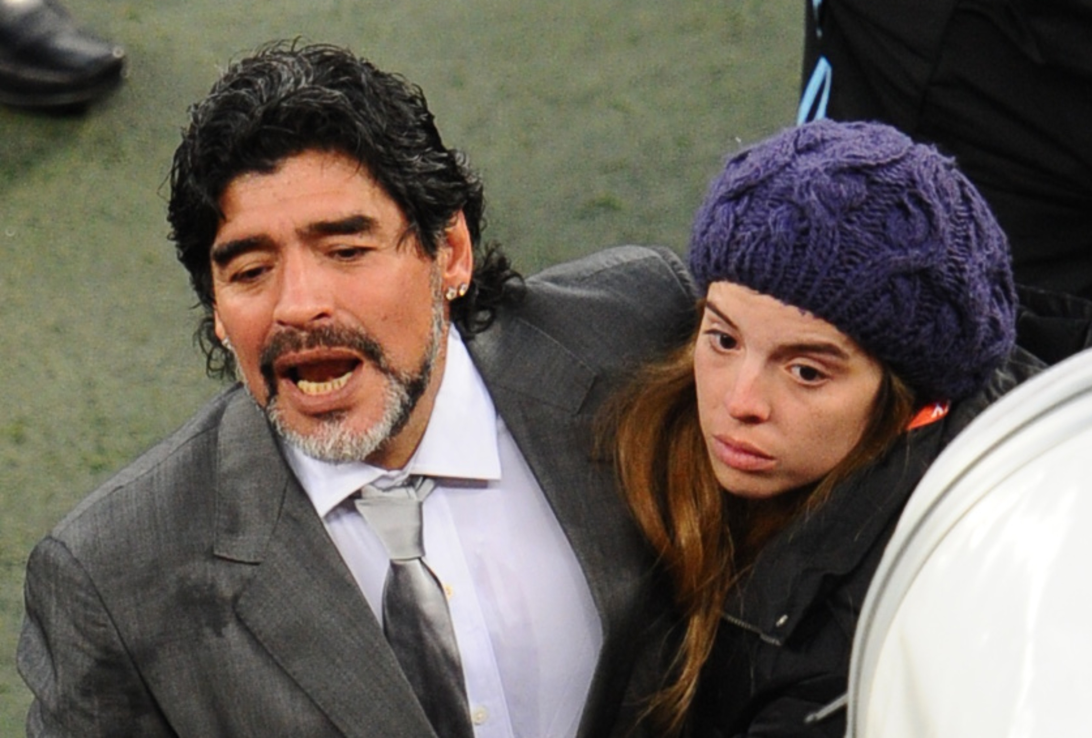 Argentina's Coach Diego Maradona Is Comf