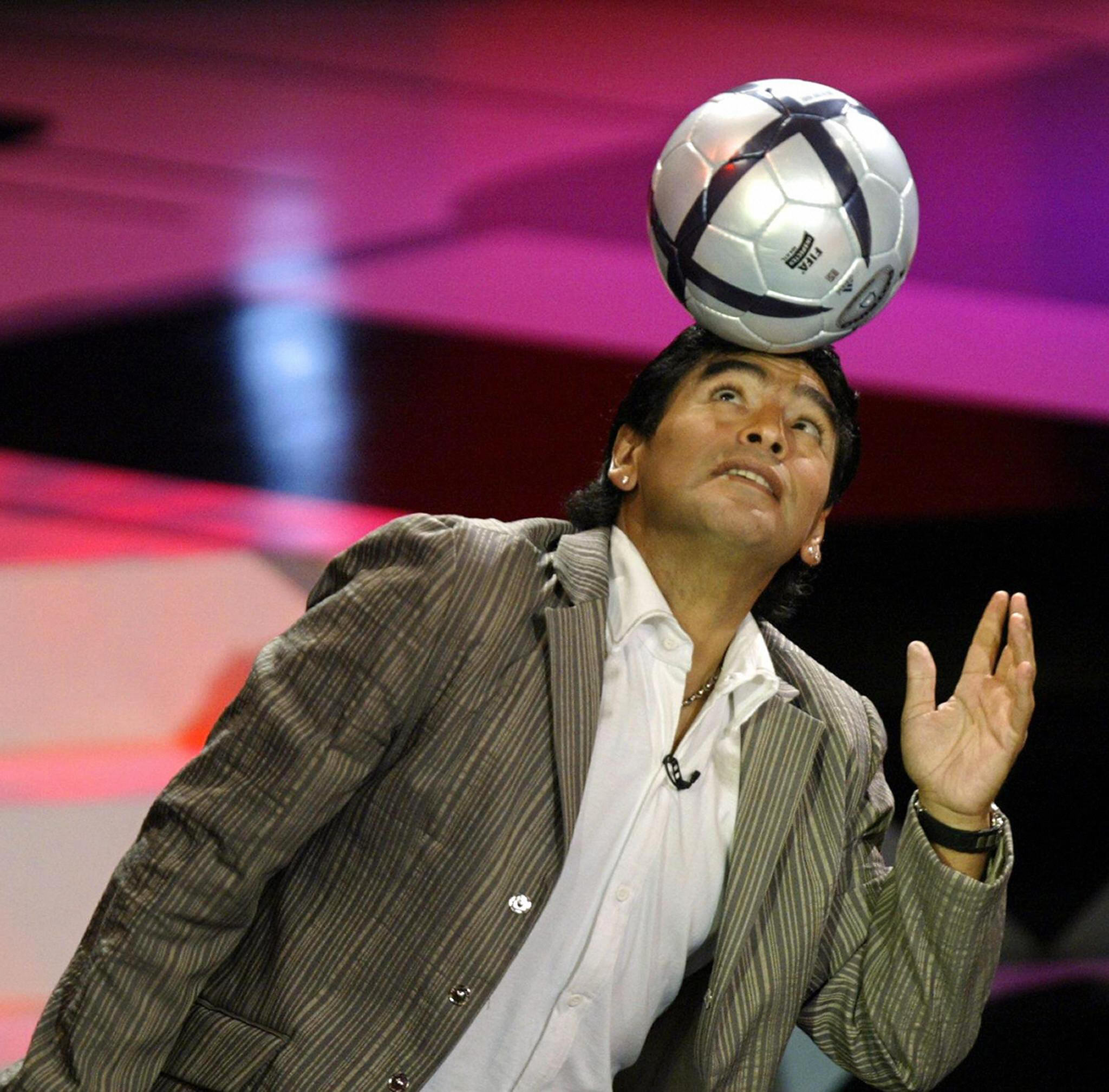 Argentinian Football Legend Diego Marado