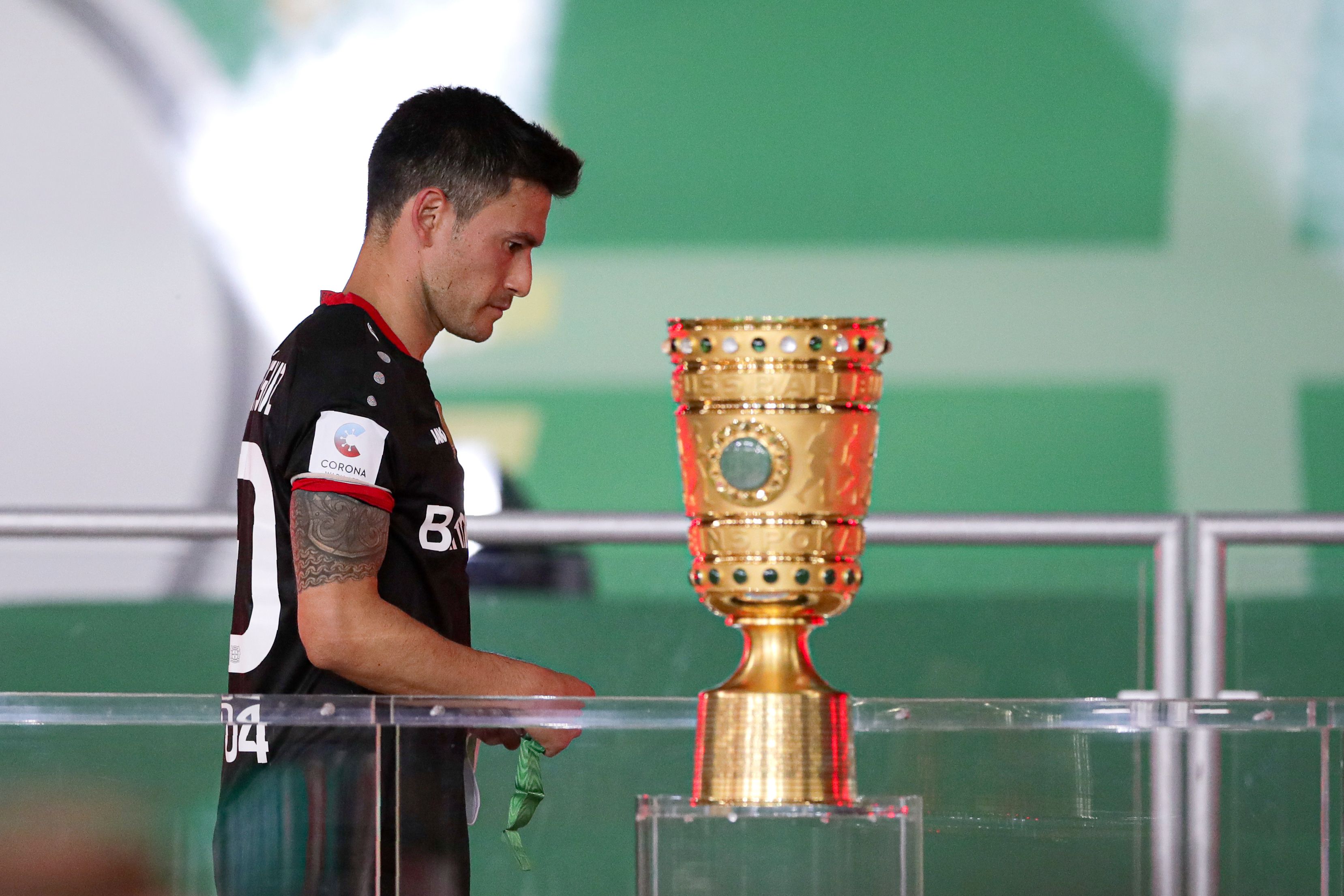 Fbl Ger Cup Final Bayer Leverkusen Bayern Munich Trophy