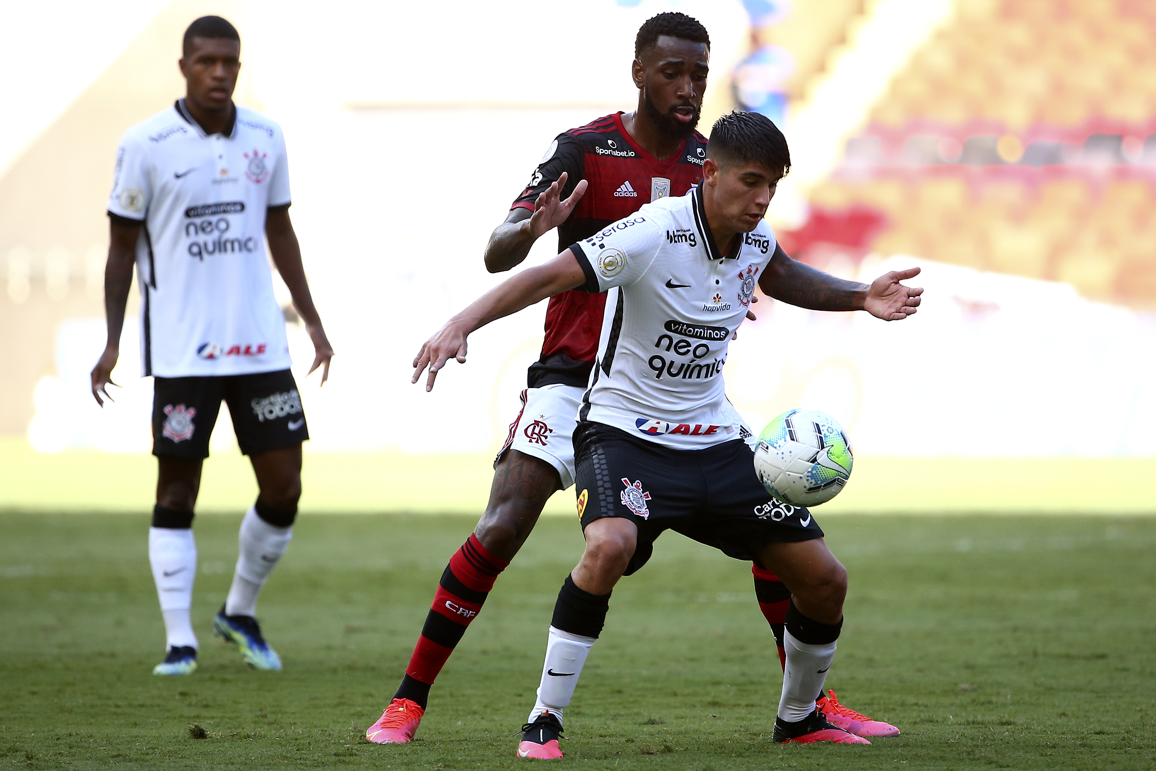 Brasileirao Series A: Flamengo V Corinthians Play Behind Closed Doors Amidst The Coronavirus (covid 19) Pandemic
