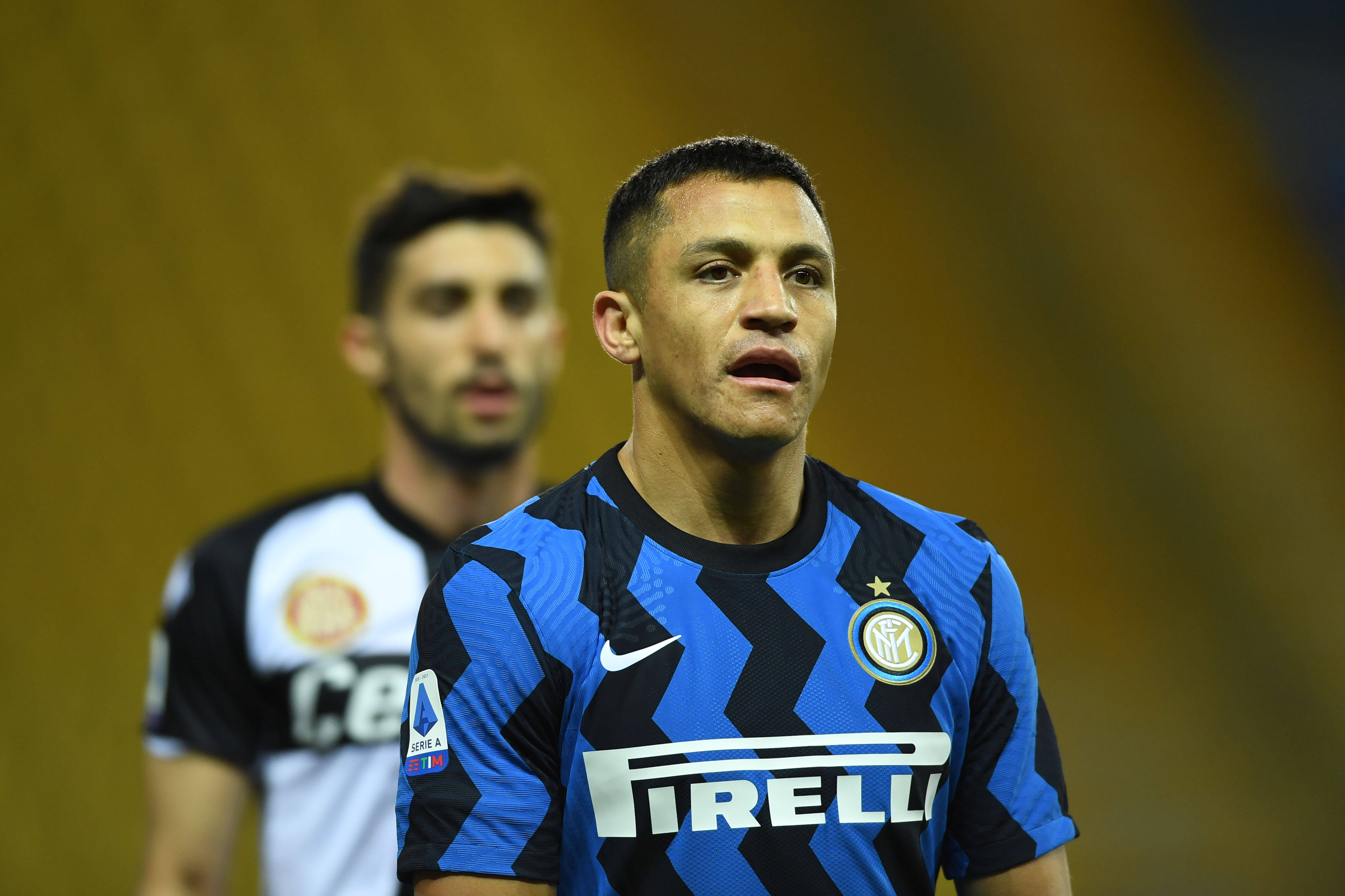 Alexis Sanchez (inter) During The Italian Serie A Match Between Parma 1 2 Inter At Ennio Tardini Stadium On March 04, 20