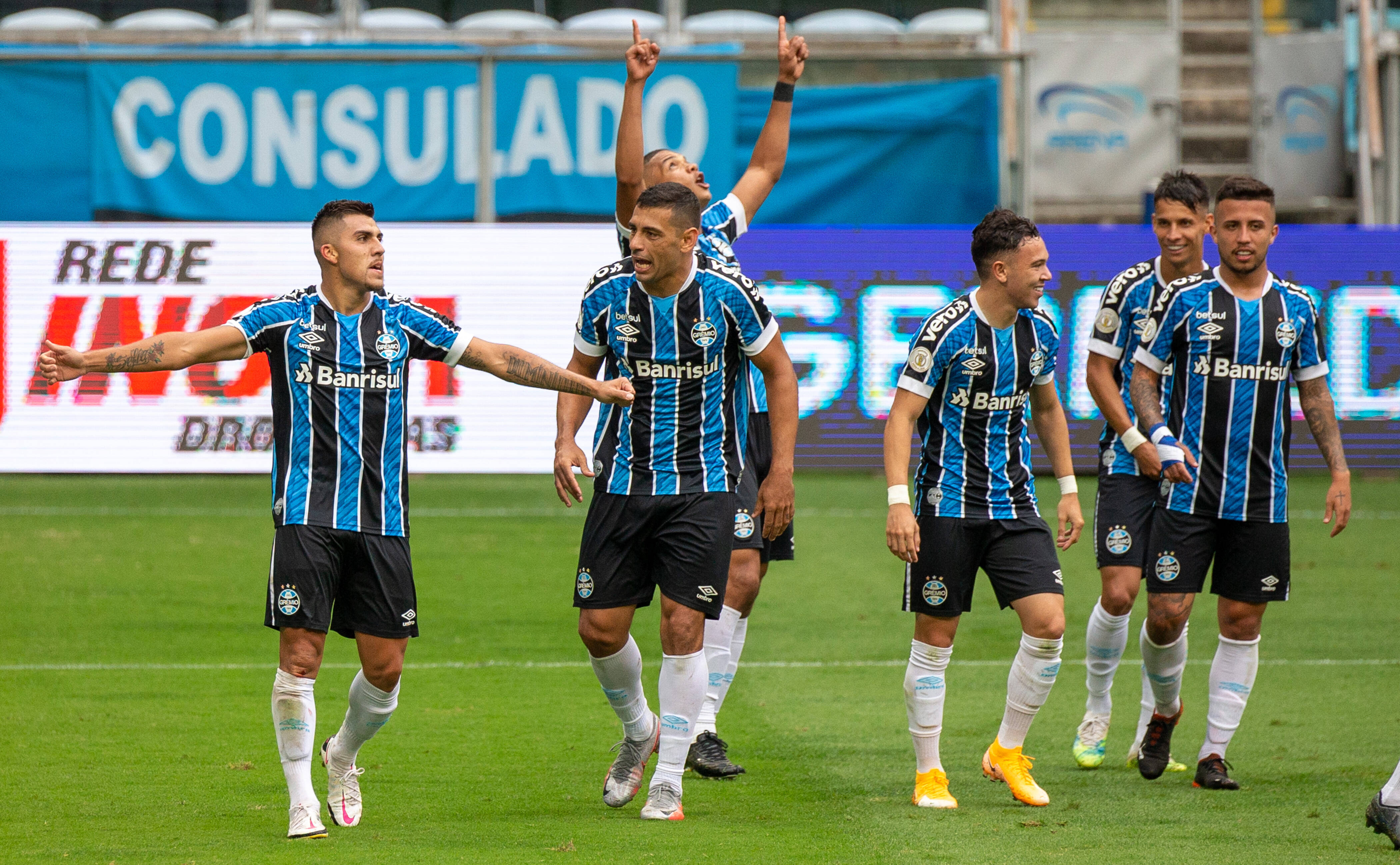 Grêmio X Vasco Da Gama Porto Alegre, Rs 06.12.2020: GrÊmio X Vasco Da Gama Cesar Pinares Celebrates Goal During The