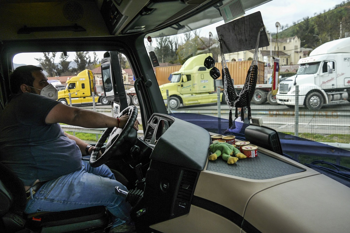 Casablanca: Paro De Camioneros En Ruta 68