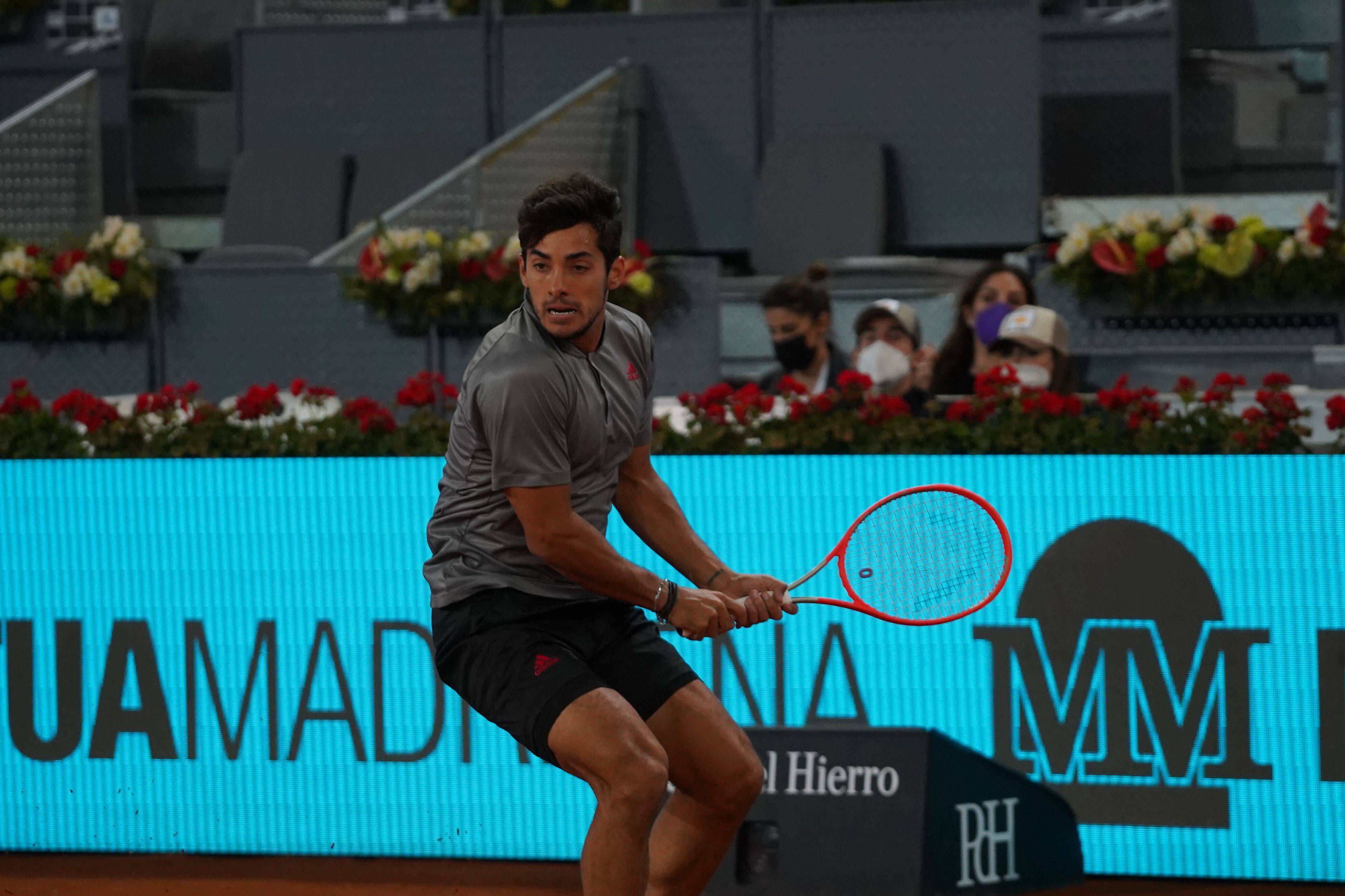 Christian Garín (chi) Vs Fernando Verdasco (spa) Durning Match Wta, Tennis Damen 1000 Mutua Madrid Open 2021, Madrid M