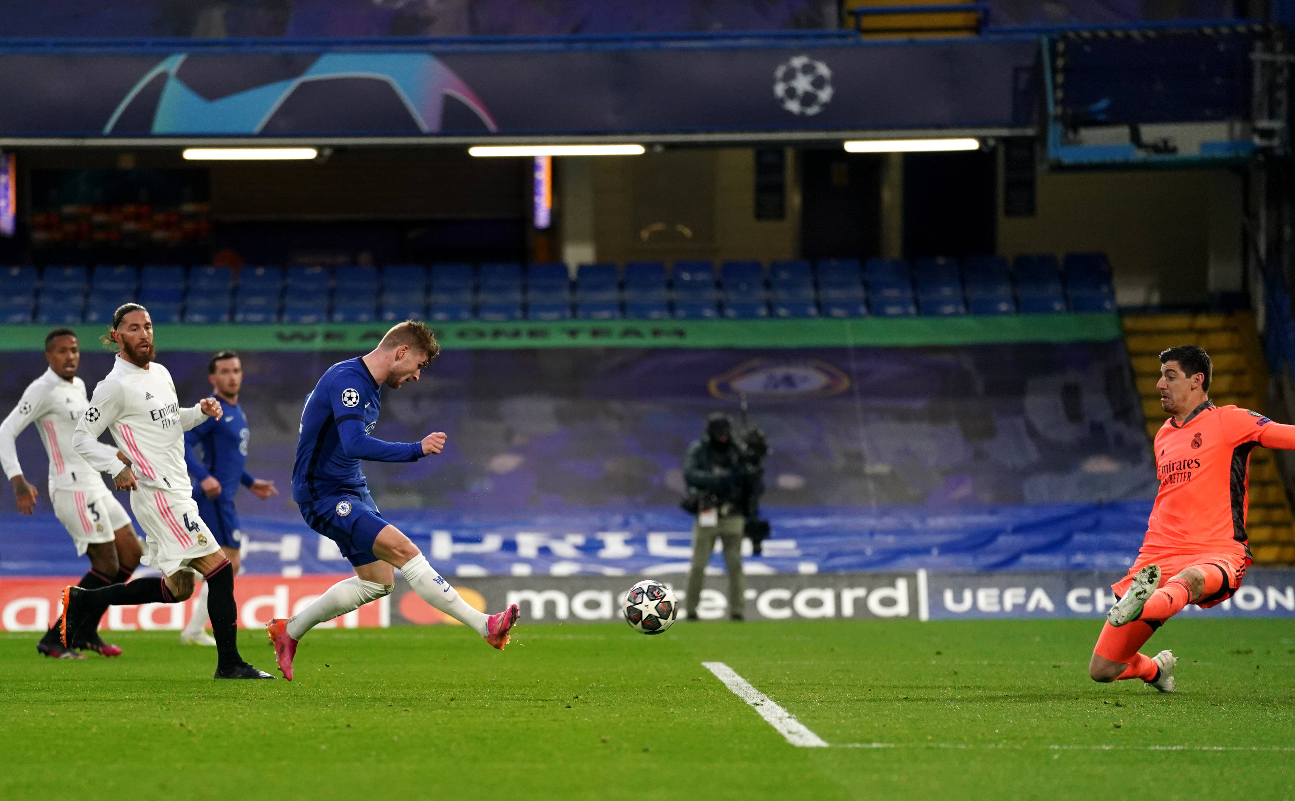 Chelsea V Real Madrid Uefa Champions League Semi Final Second Leg Stamford Bridge Chelsea S Timo Werner (third