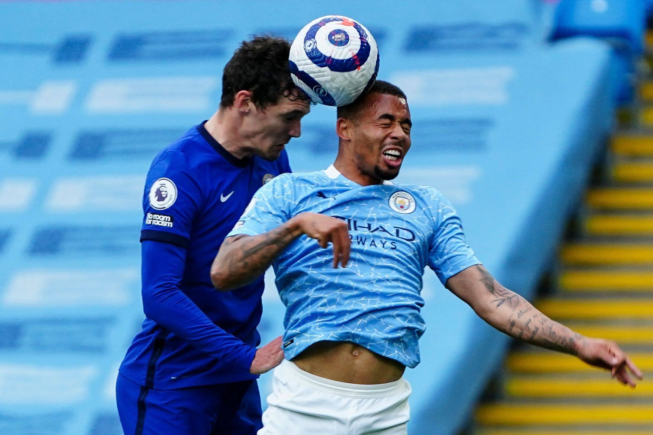 Mandatory Credit: Photo By Javier Garcia/bpi/shutterstock (11893130ad) Andreas Christensen Of Chelsea And Gabriel Jesus