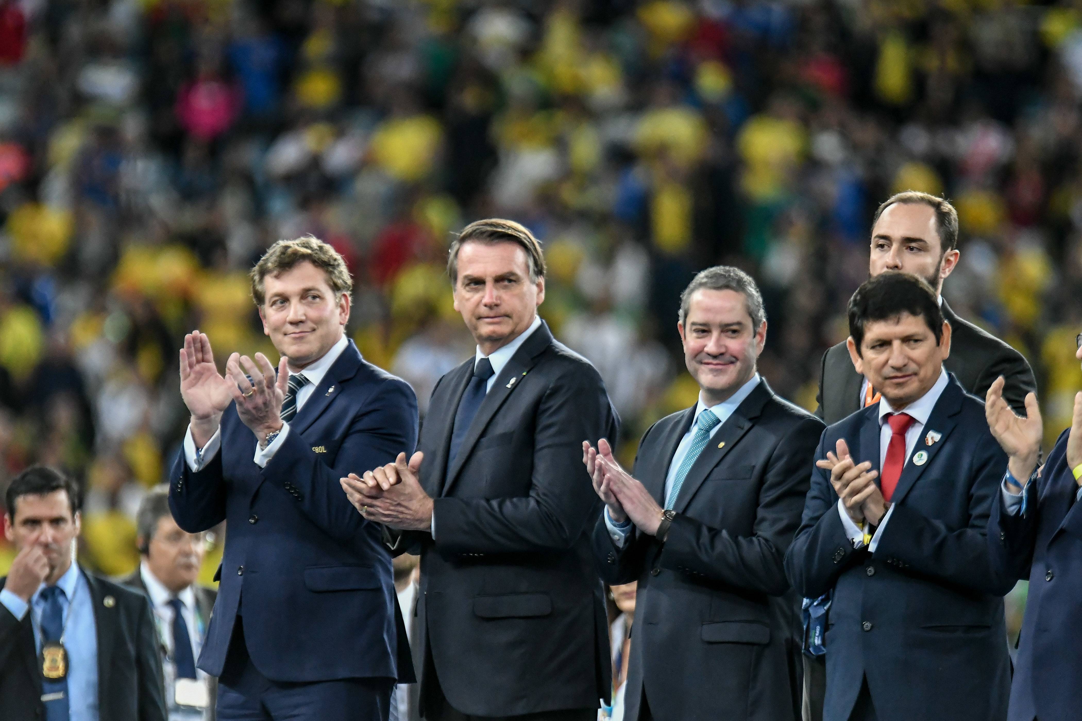 Brazil Vs Peru Rio De Janeiro Rj 07 07 2019 Brazil Vs Peru Conmebol President Alejandro Domi