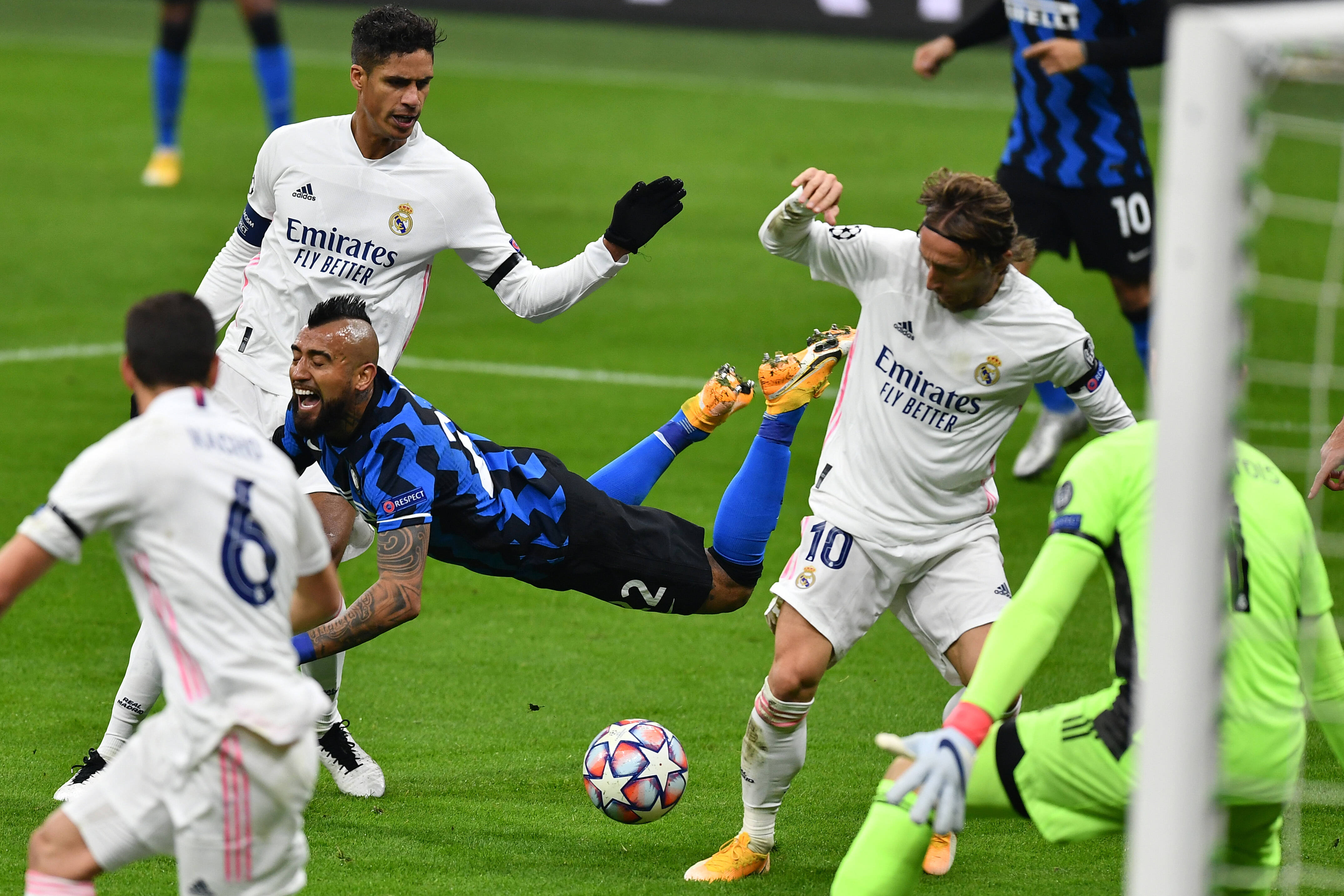 Sport Bilder Des Tages Db Milano 25/11/2020 Champions League / Inter Real Madrid / Foto Daniele Buffa/image Nella Fot