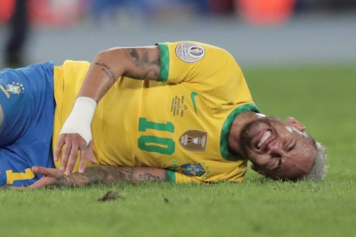 Sport Bilder Des Tages Brazil S Neymar Jr React Today, During A Match For The Semifinals Of The Copa America At The Nilt