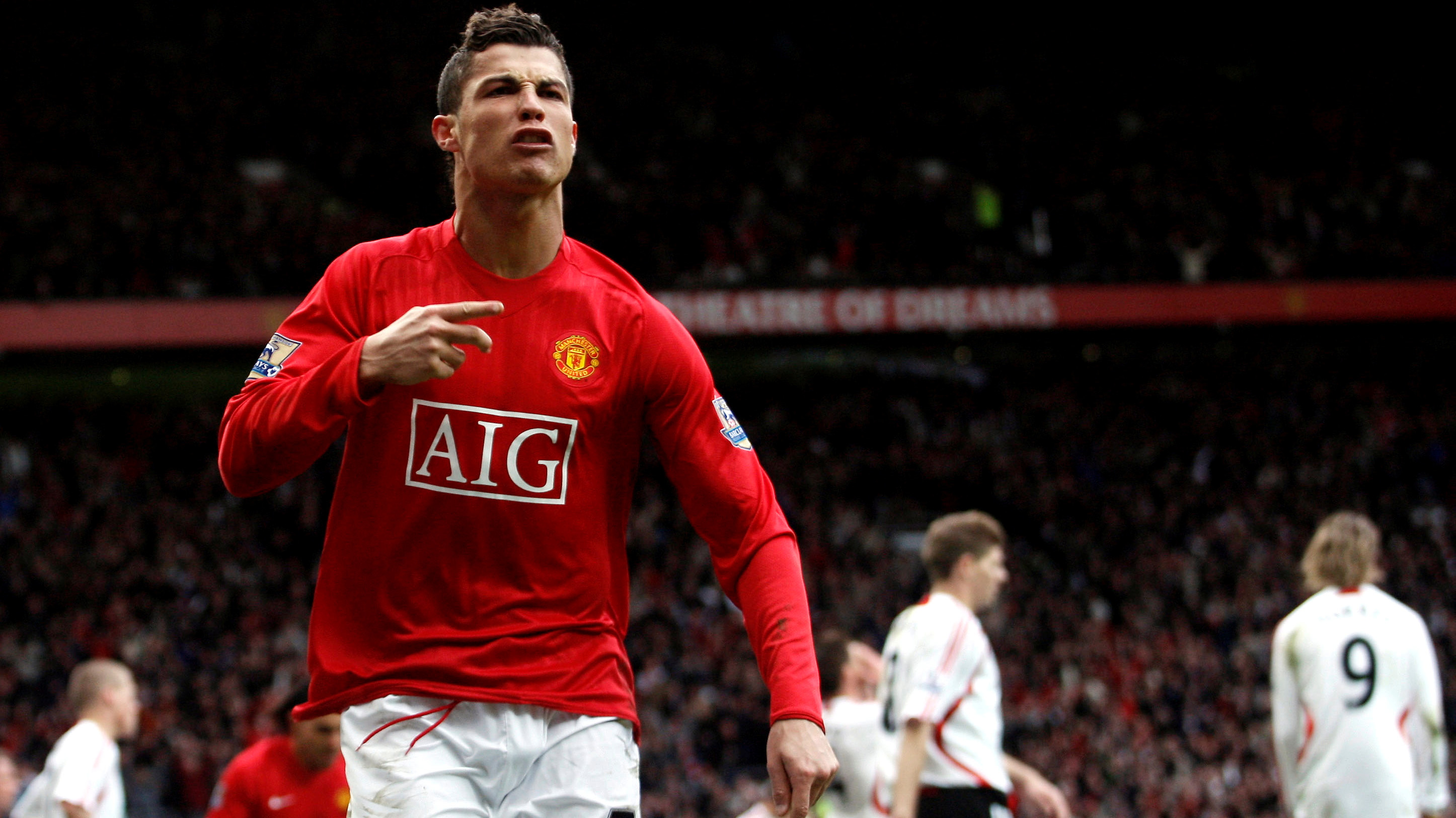 File Photo: Manchester United's Cristiano Ronaldo Celebrates Scoring His Team's Second Goal In The 79th Minute Of Their 3 0 Victory Over Liverpool In The Premier League.
