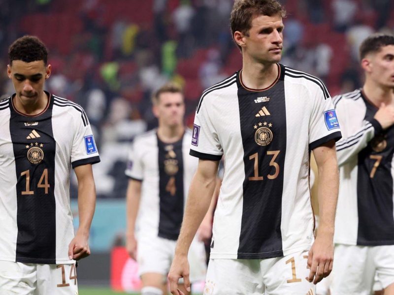 Selección alemana en el Mundial de Qatar 2022.