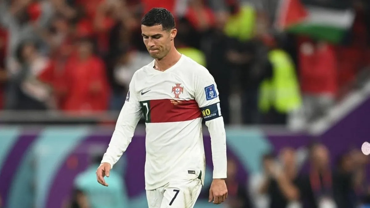 Cristiano Ronaldo tras la eliminación del Mundial.