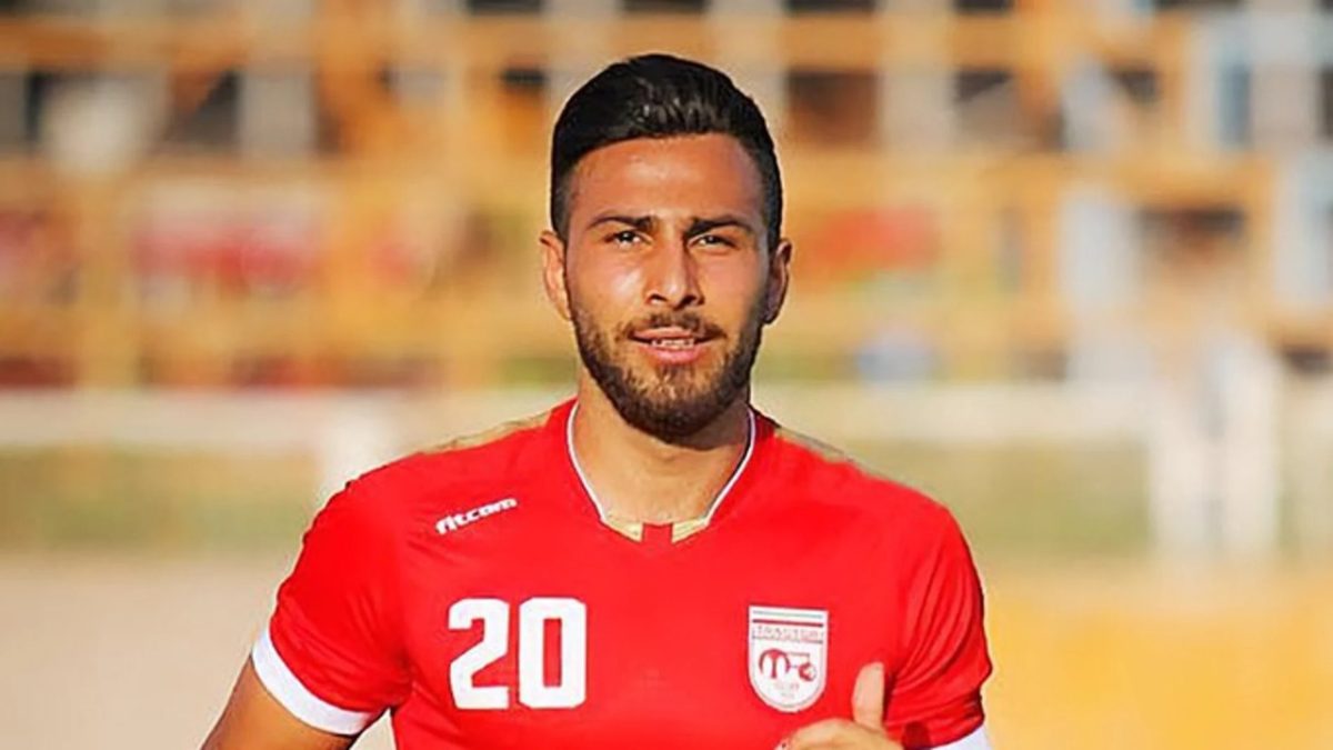 Amir Nasr-Azadani, futbolista iraní condenado a muerte.
