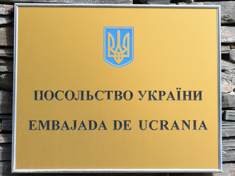 embajadas de Ucrania