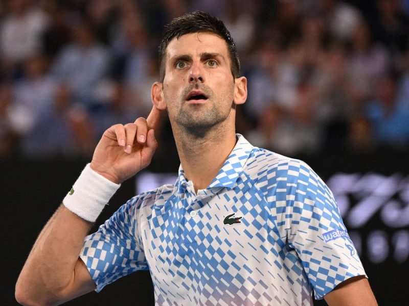 Novak Djokovic alcanza su décima final en el Australian Open.