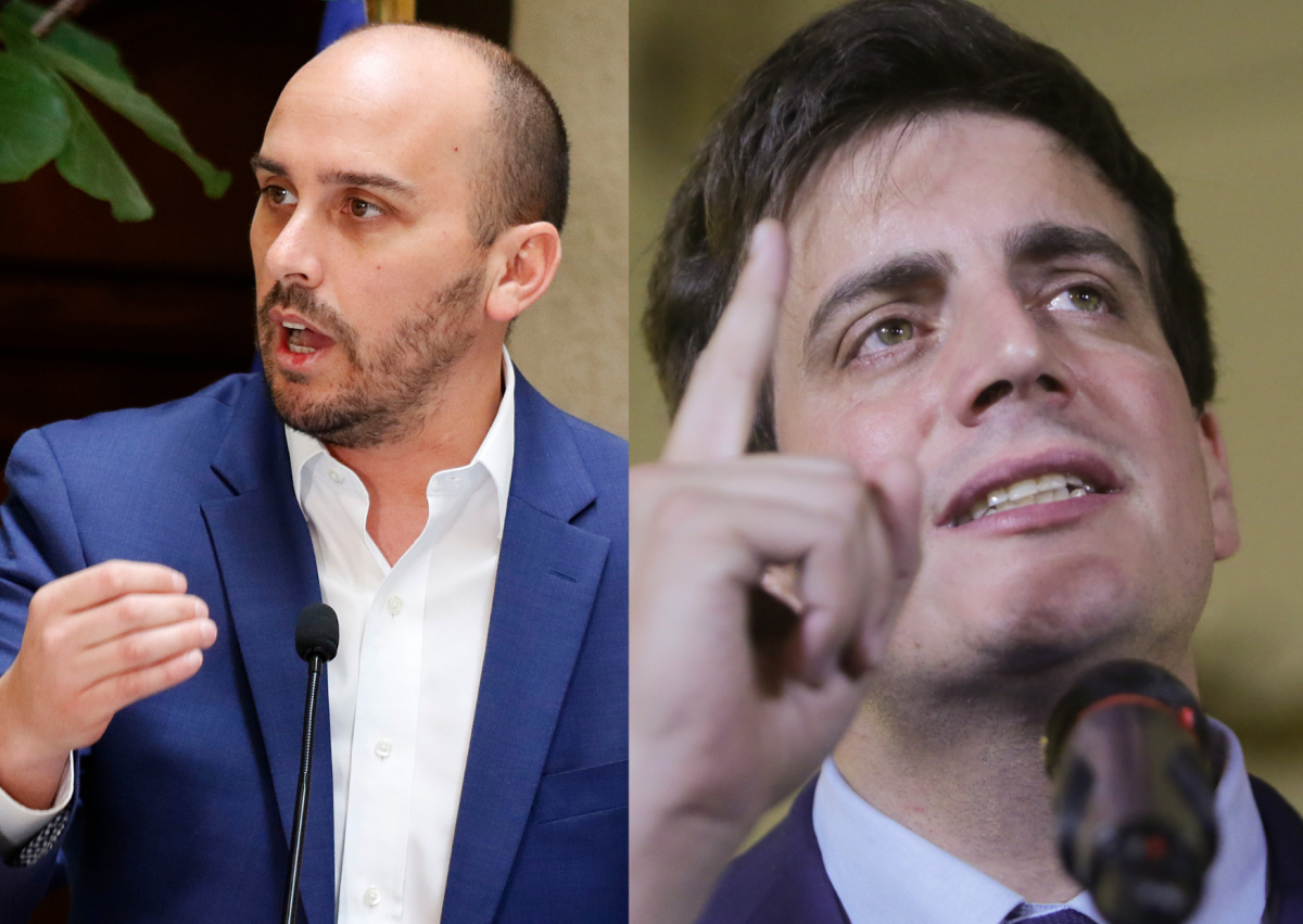 Agencia Uno - Diputados Andrés Longton y Diego Schalper
