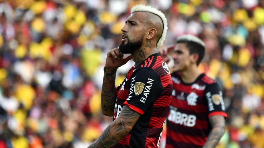 Arturo Vidal quedó descartado por lesión en el Flamengo.
