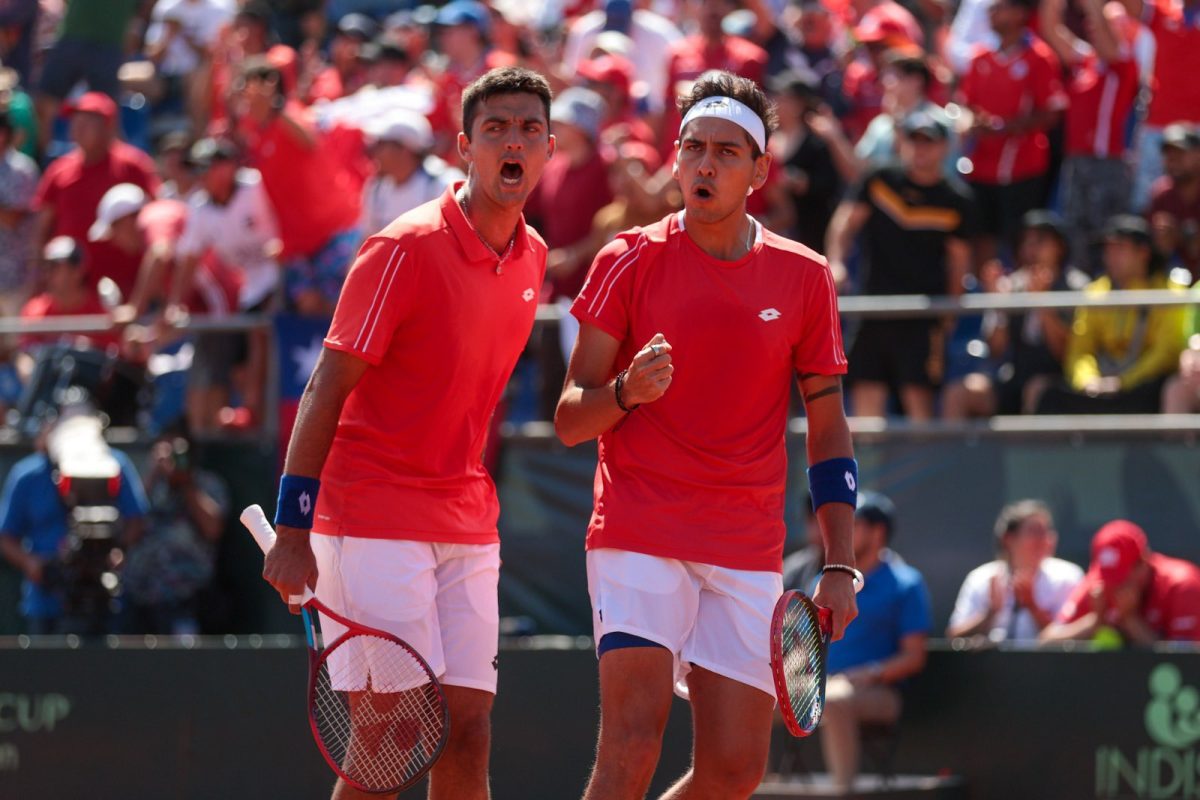 Chile se impone en el dobles y toma ventaja en la serie de Copa Davis.