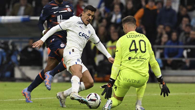 Alexis fue titular en empate del Marsella ante el Montpellier.