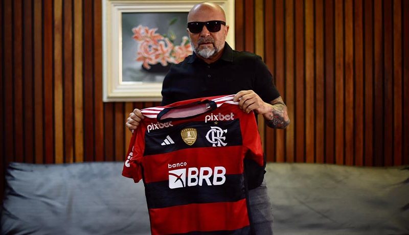 Jorge Sampaoli ya está en Brasil para sumarse al Flamengo.