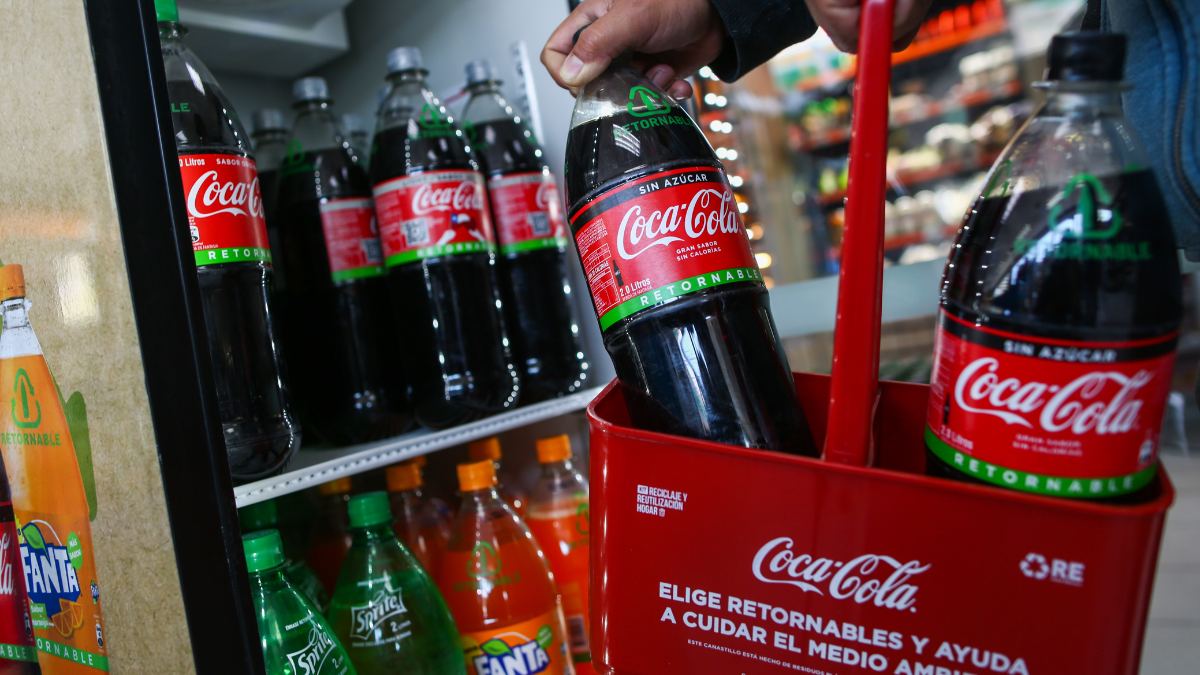 envases retornables - Coca Cola
