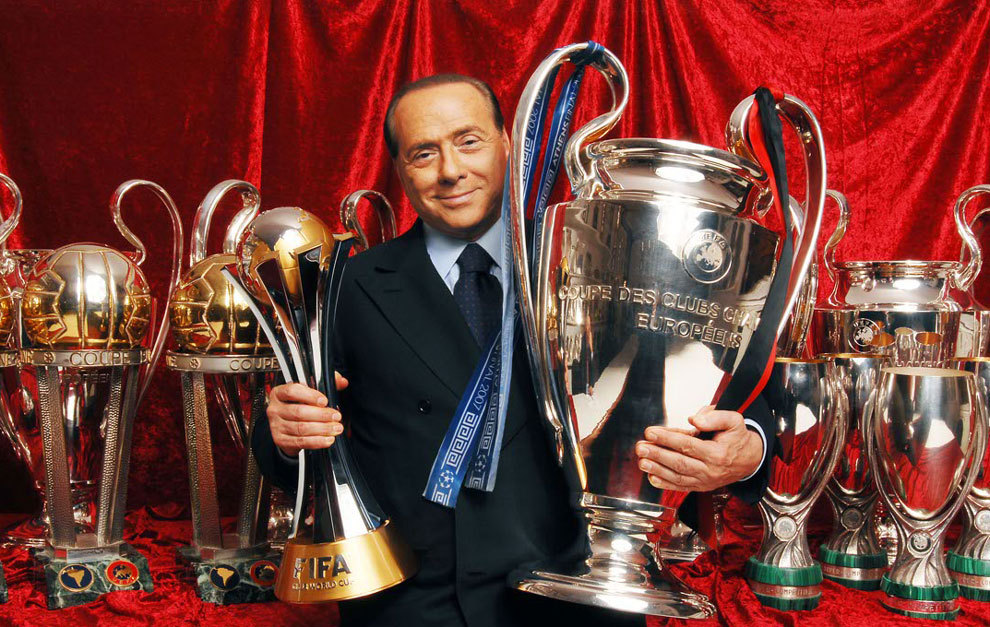 Muere el ex presidente del AC Milan, Silvio Berlusconi.