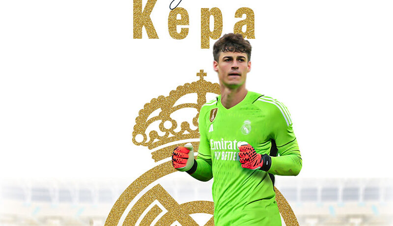 Kepa es anunciado como nuevo portero del Real Madrid.