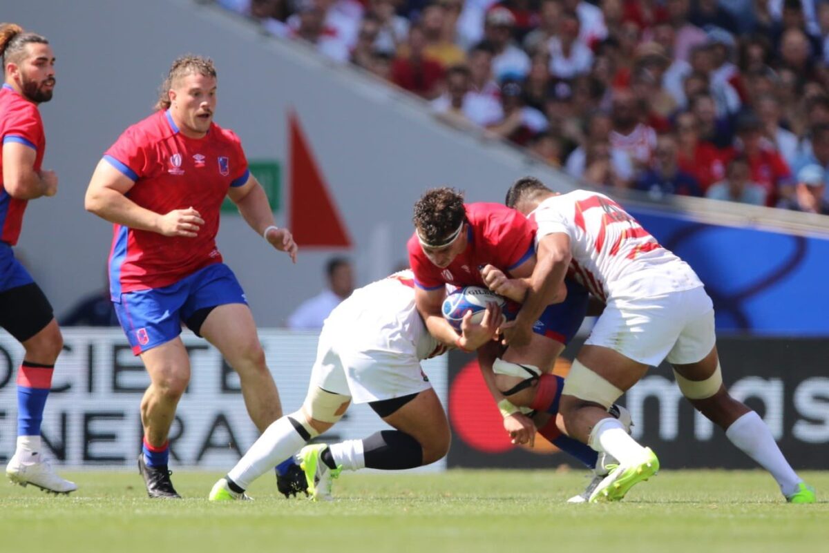 Chile debuta con una derrota en el Mundial de Rugby.