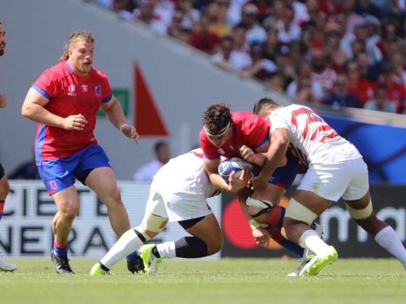 Chile debuta con una derrota en el Mundial de Rugby.