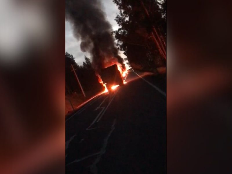 ataque incendiario en la región de La Araucanía
