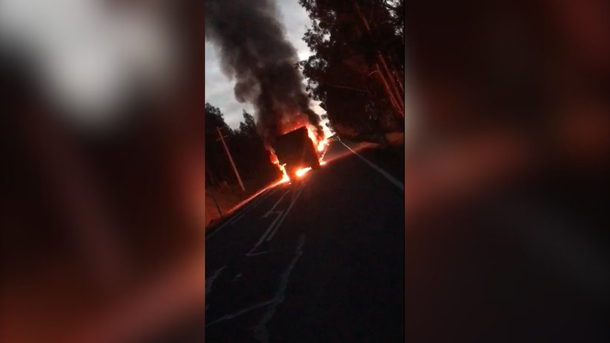 ataque incendiario en la región de La Araucanía