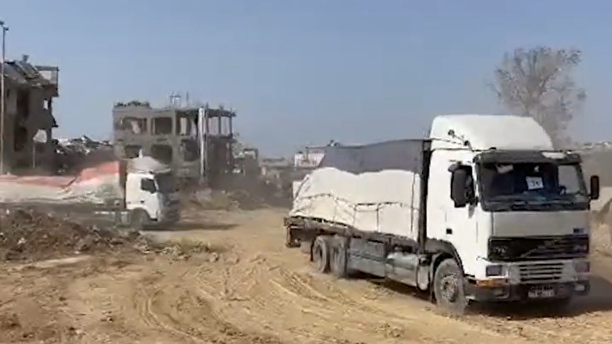 Entran 200 camiones con ayuda humanitaria a la Franja de Gaza