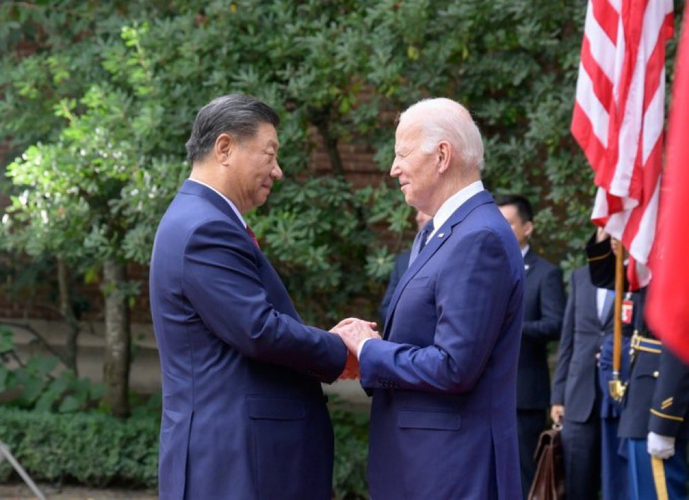 Biden y xi Jinping