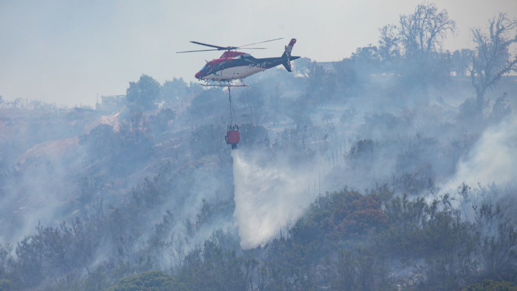Incendio Forestal en Florida y Limache