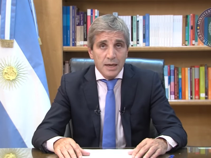 Ministro de Economía de Argentina, Luis Caputo.