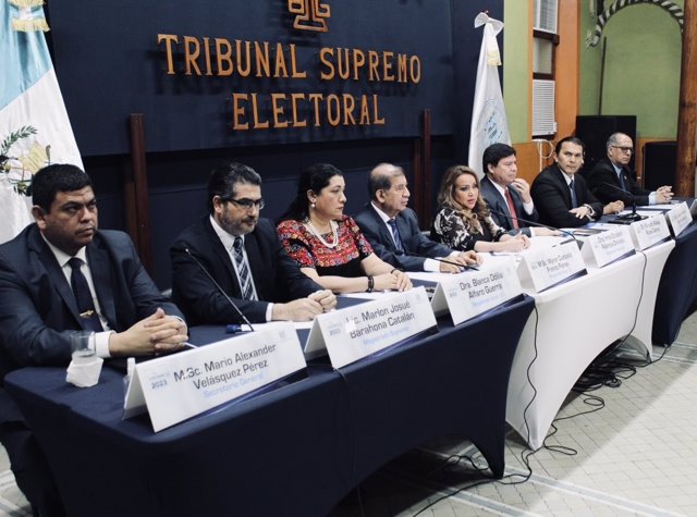 13/07/2023 Miembros del Tribunal Supremo Electoral (TSE) de Guatemala POLITICA INTERNACIONAL TSE GUATEMALA / Europa Press