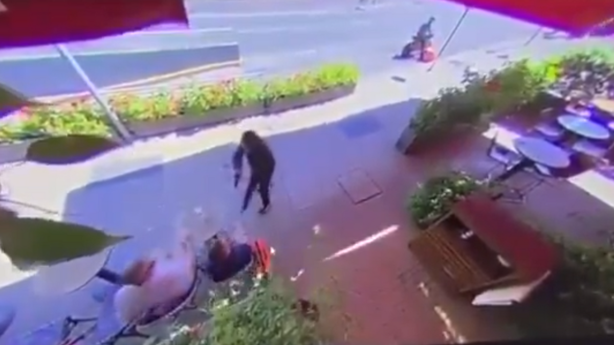 Violento asalto en Las Condes