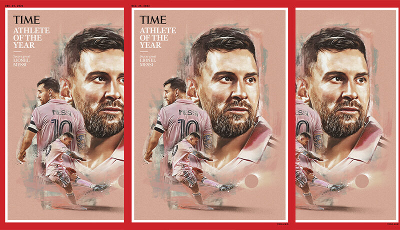 Leo Messi es elegido "Atleta del Año" por la revista Time.