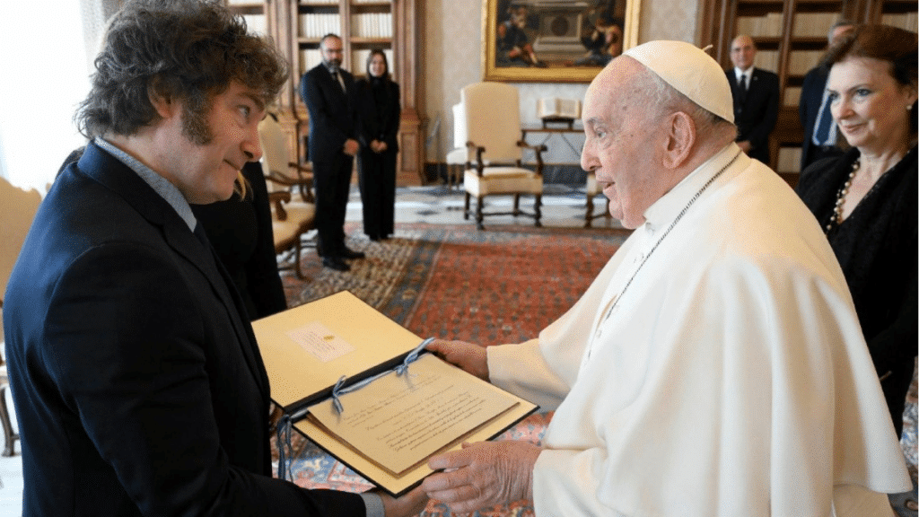 Javier Milei se reunió con Papa Francisco