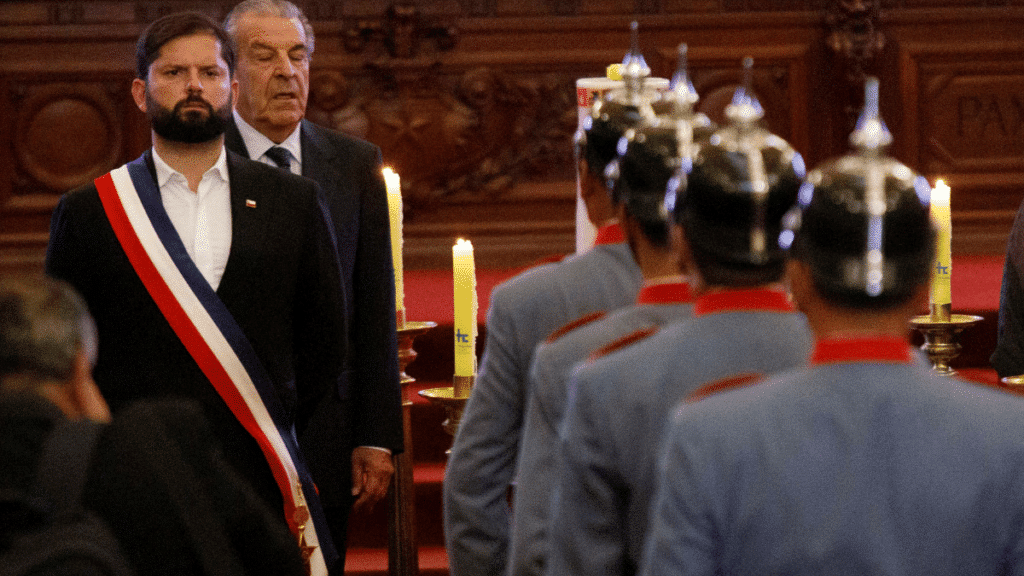 Presidente Boric expresó palabras en el funeral de Estado de Sebastián Piñera