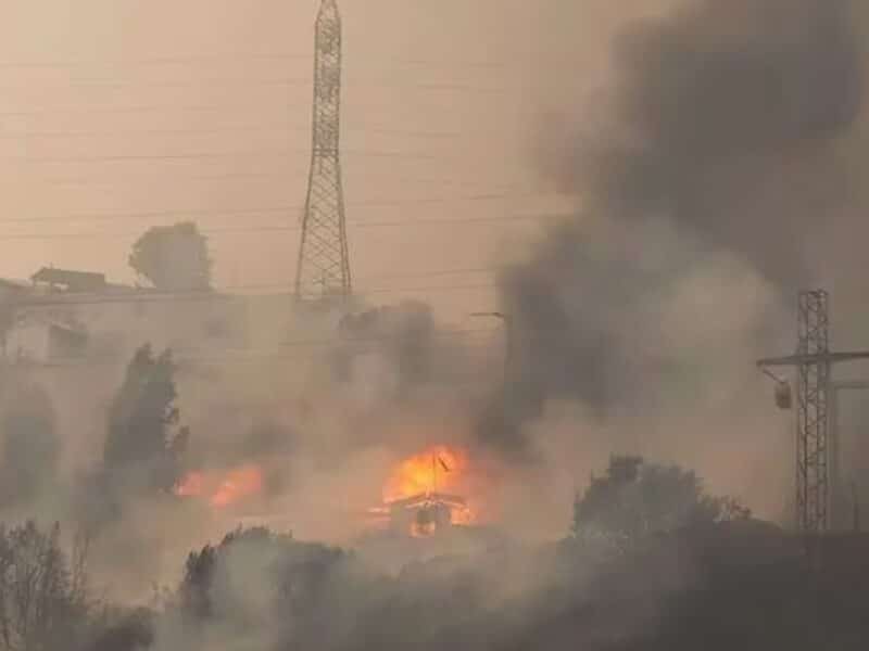 Incendios forestales en Región de Valparaíso