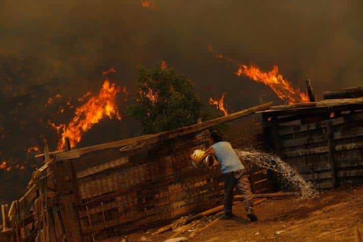 Incendios región de Valparaíso - Agencia Uno